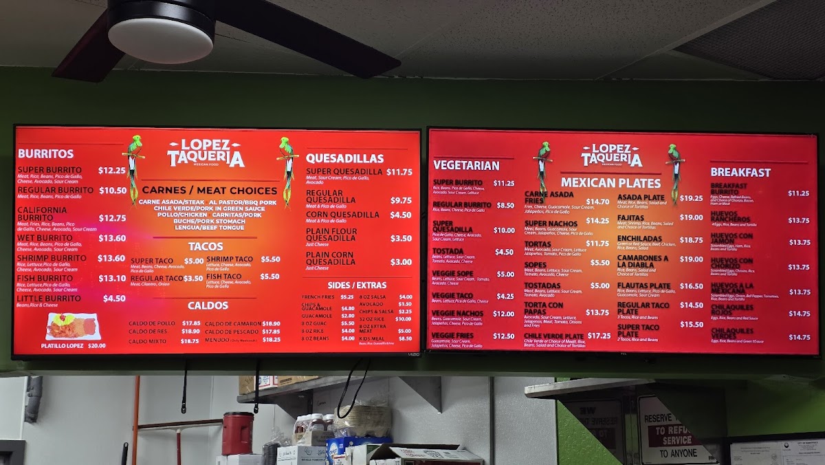 López Taqueria Menu - Image 3